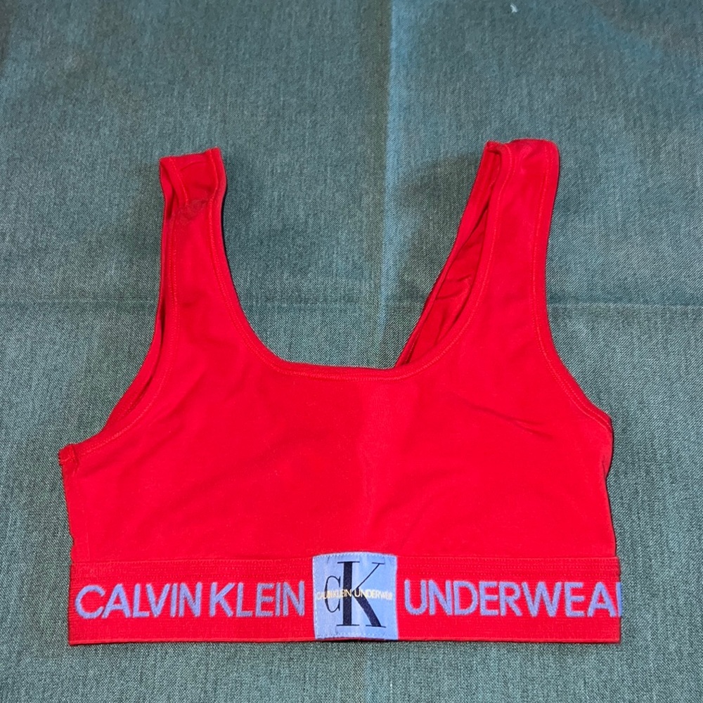 Calvin Klein Red Bra